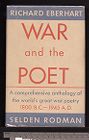 Front of book jacket from War and the poet